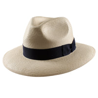 Navy Barnes Panama Hat