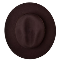 Brown Wool Felt Trilby