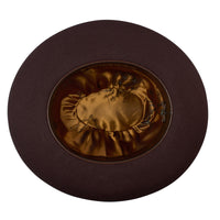 Brown Wool Felt Trilby