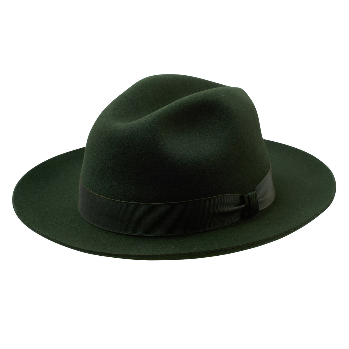 Bottle Green Wool Felt Trilby