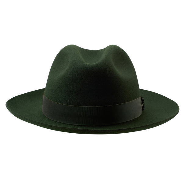 Bottle Green Wool Felt Trilby