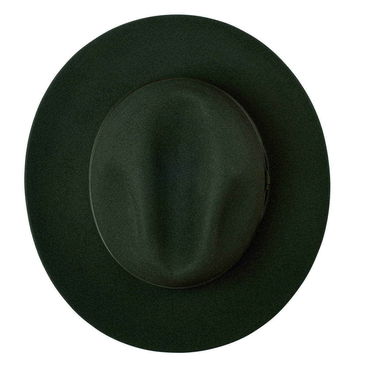 Bottle Green Wool Felt Trilby