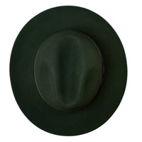 Bottle Green Wool Felt Trilby