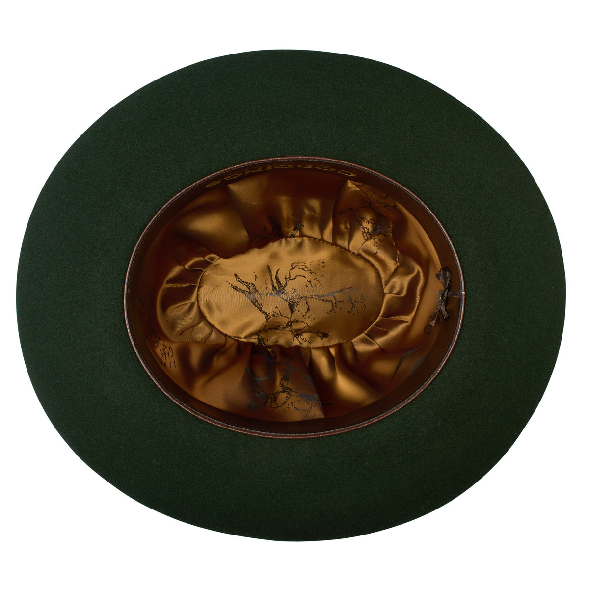 Bottle Green Wool Felt Trilby