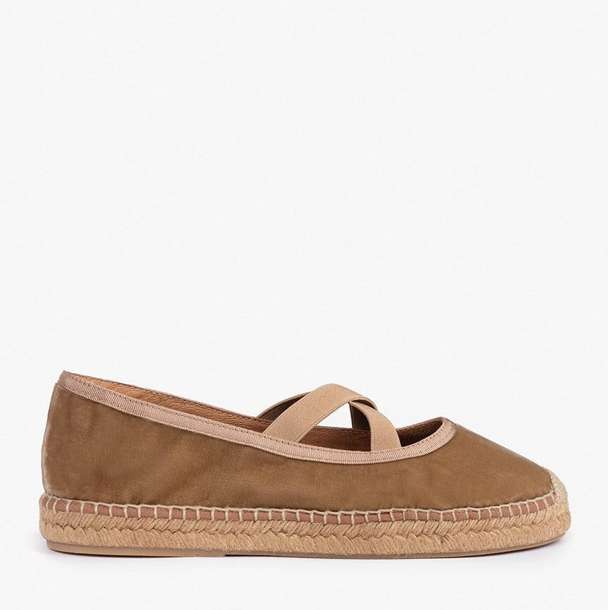 Penelope Chilvers Honey Chico Velvet Espadrilles