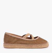 Penelope Chilvers Honey Chico Velvet Espadrilles