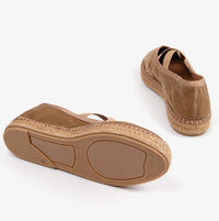 Penelope Chilvers Honey Chico Velvet Espadrilles