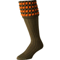 Cinnamon Angus Bobble Top Shooting Stocking