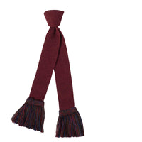 Wine Angus Bobble Top Shooting Stocking With Garter