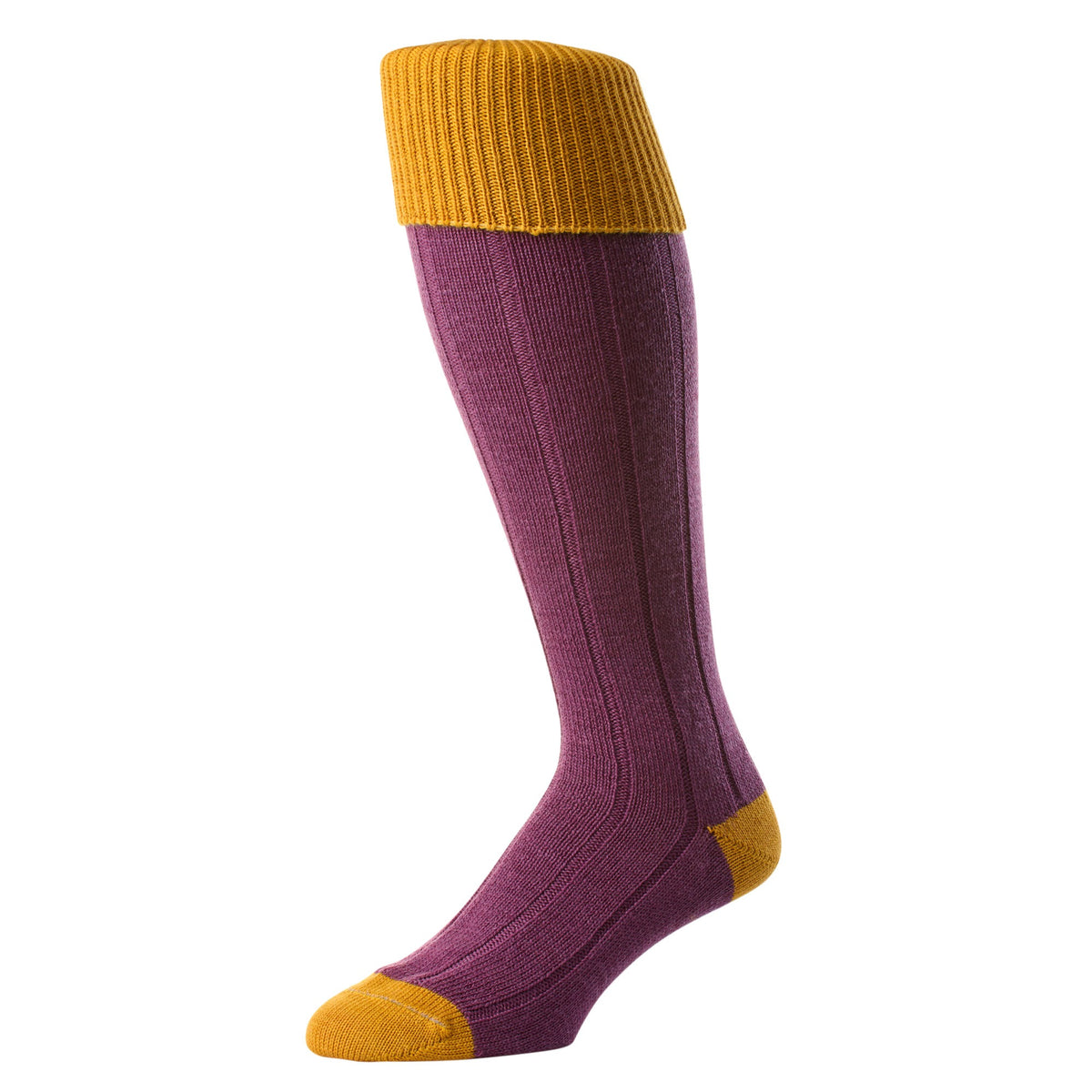 Purple Merino Shooting Stocking