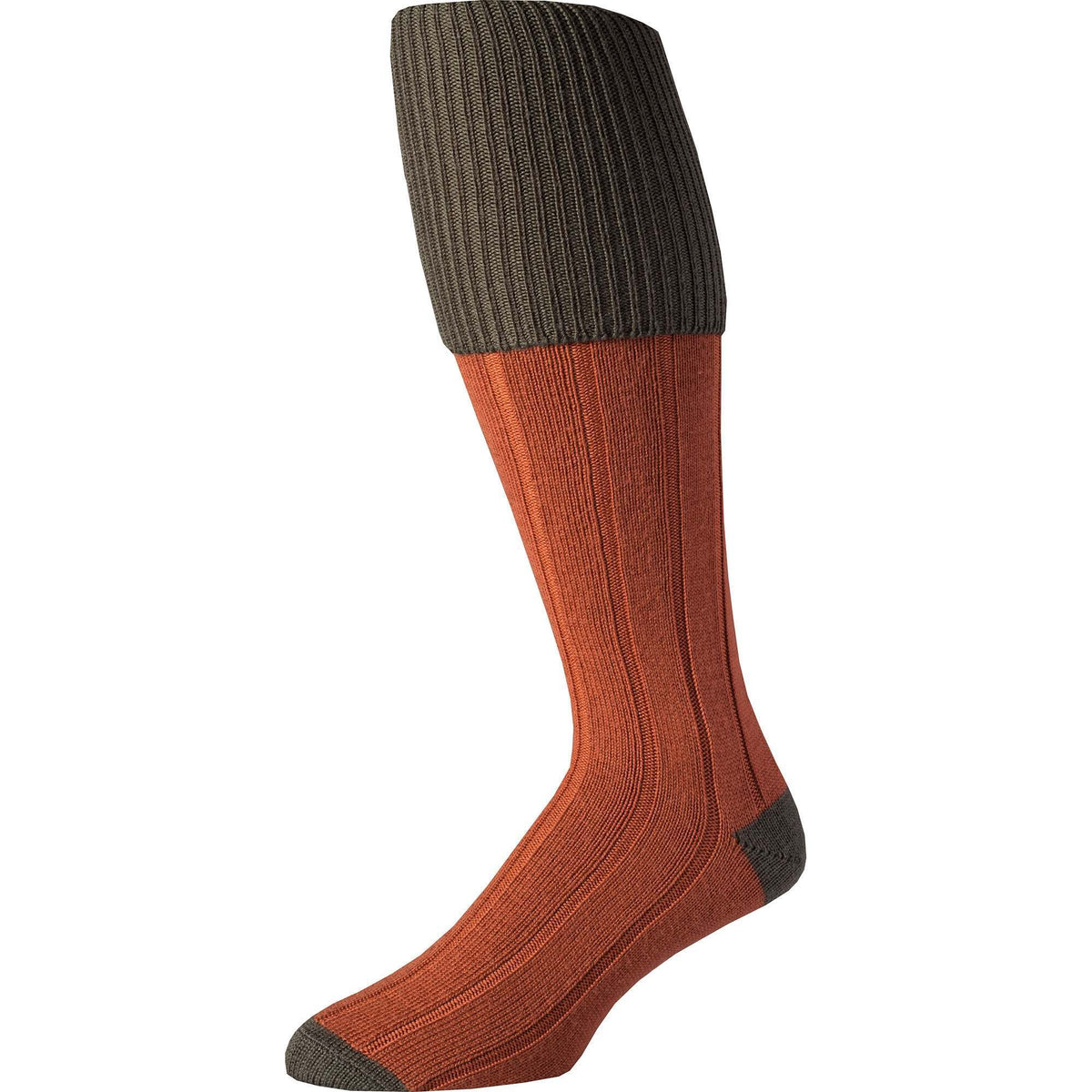 Cinnamon Merino Shooting Stocking