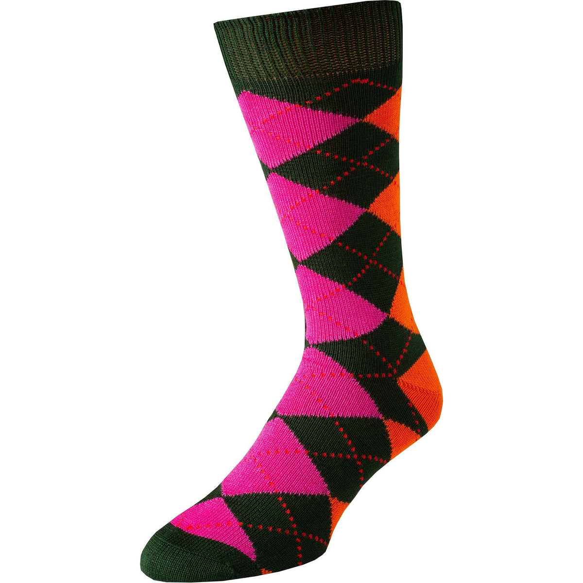 Green Angus Argyle Sock