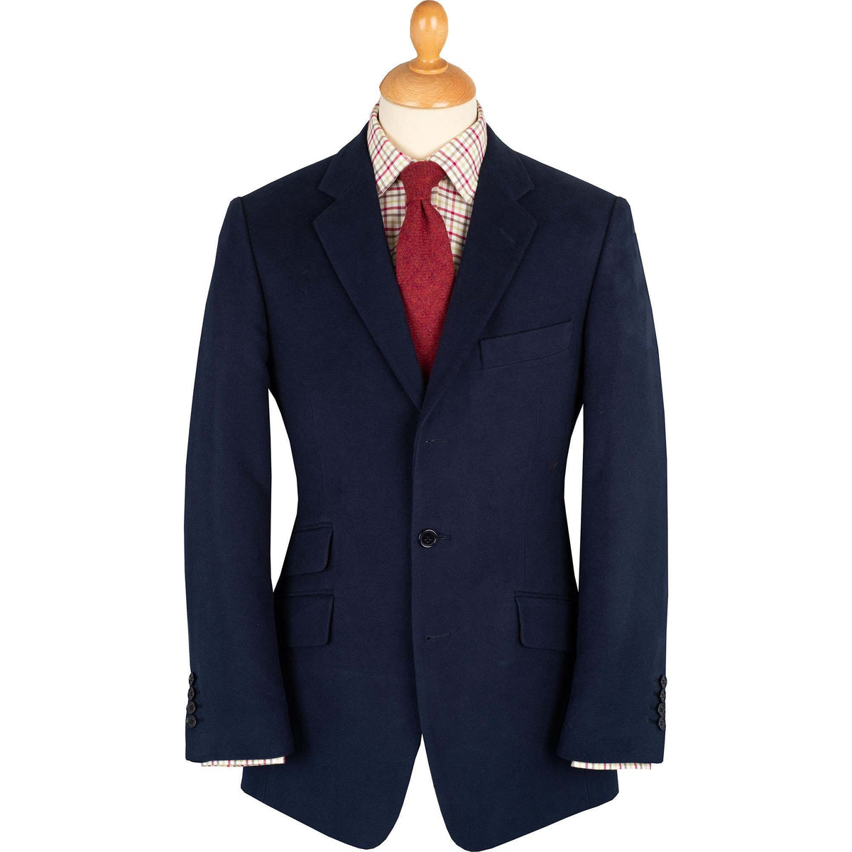 Navy Earl Moleskin Jacket