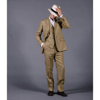 Olive Green Linen Jacket
