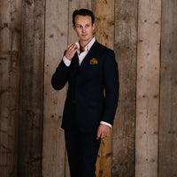 Navy Linen Jacket