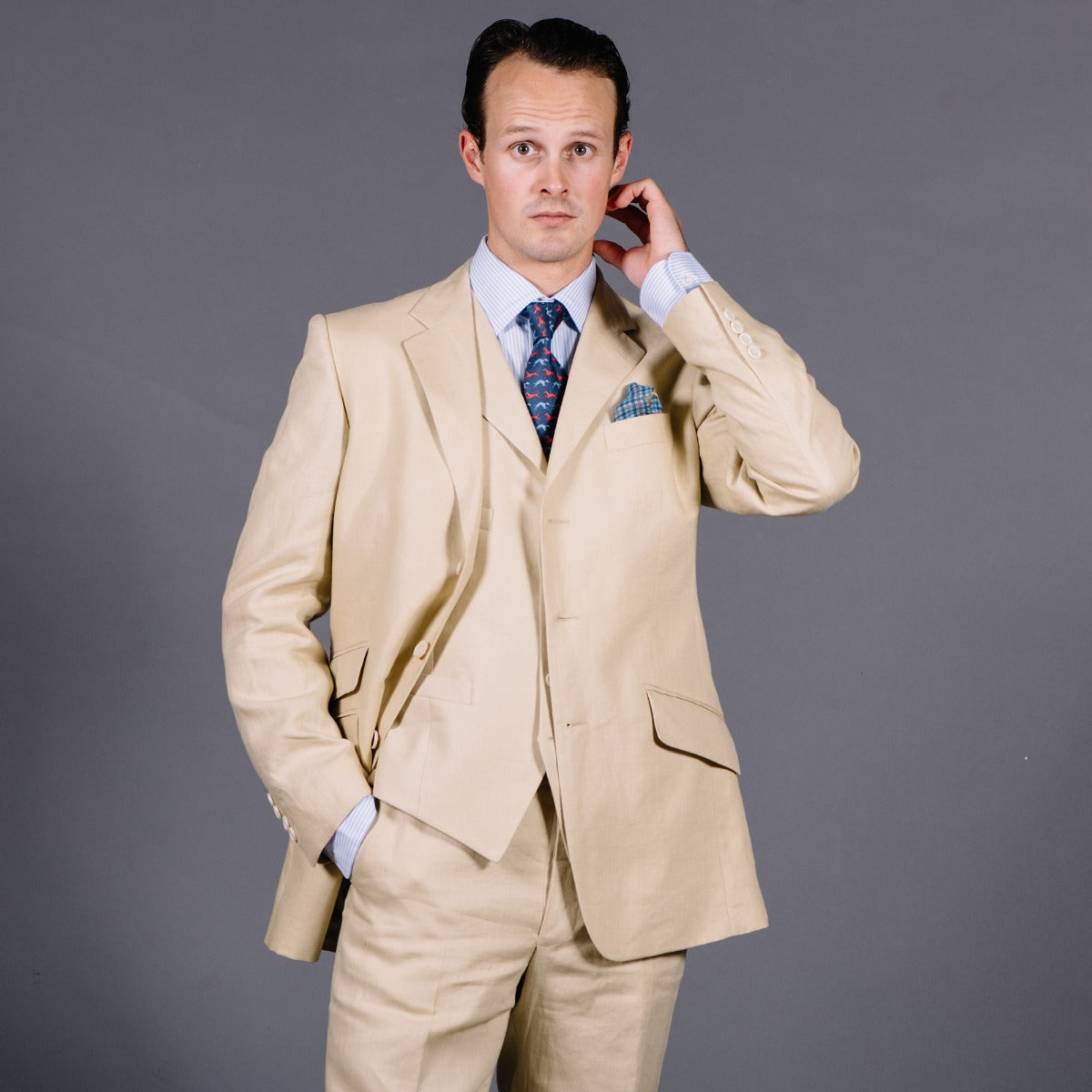 Sand Linen Jacket