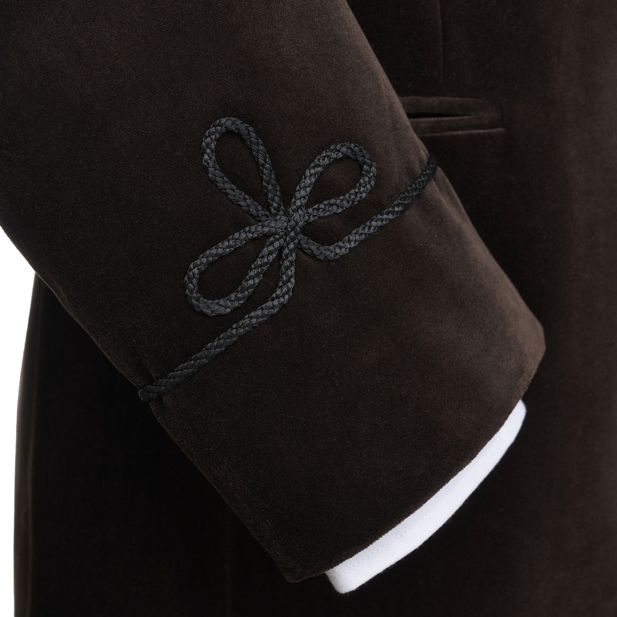 Chocolate Velvet Smoking Jacket