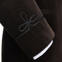 Chocolate Velvet Smoking Jacket