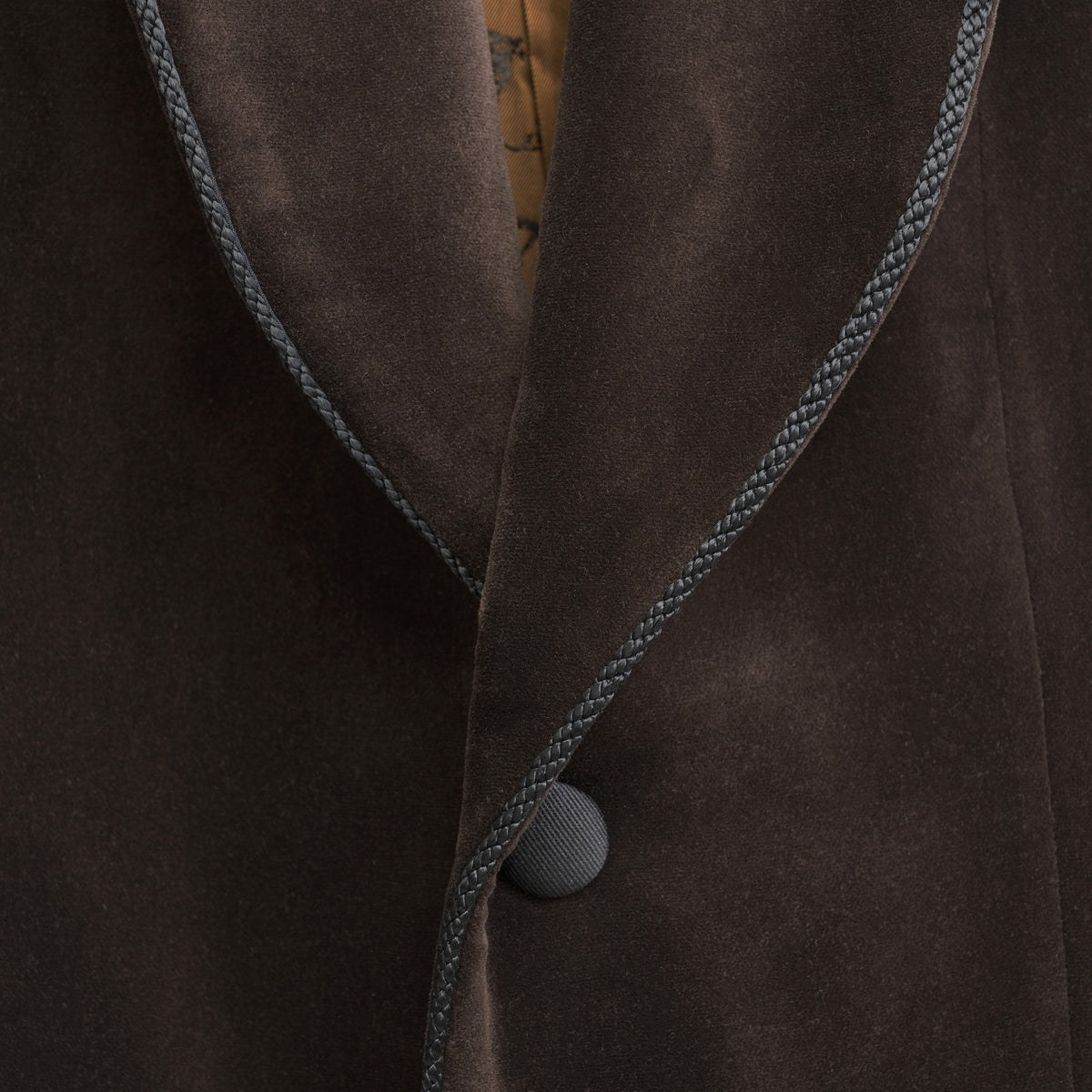 Chocolate Velvet Smoking Jacket