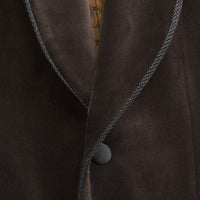 Chocolate Velvet Smoking Jacket