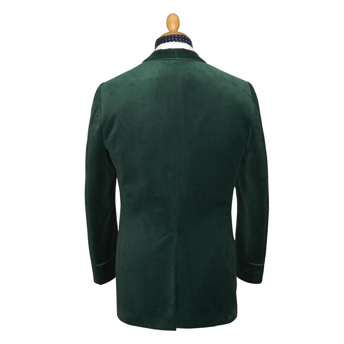 Green Velvet Smoking Jacket