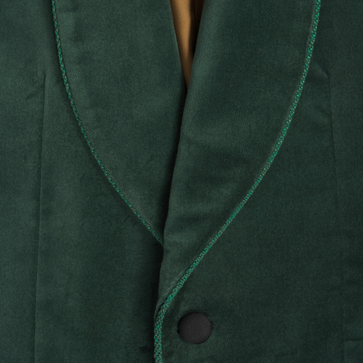 Green Velvet Smoking Jacket