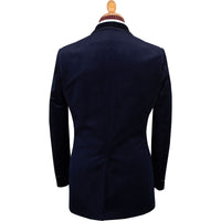 Navy Velvet Smoking Jacket