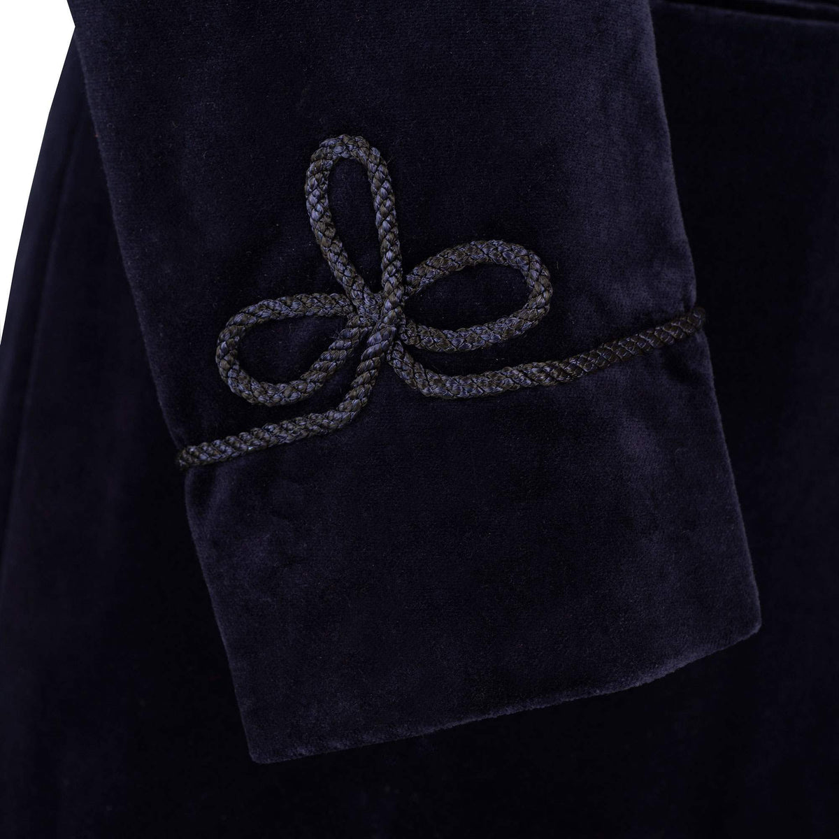 Navy Velvet Smoking Jacket