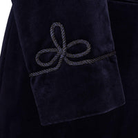 Navy Velvet Smoking Jacket