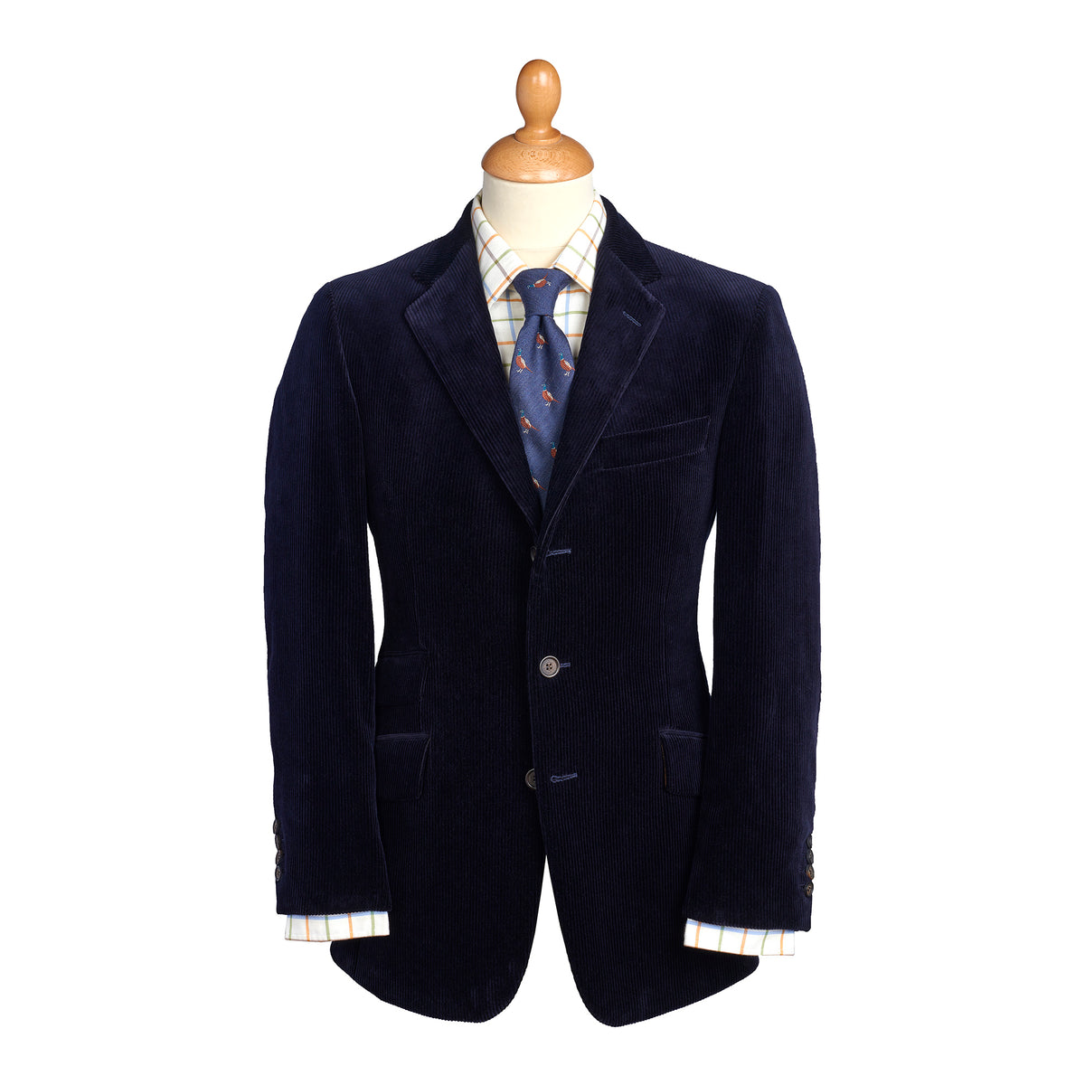 Navy York Corduroy Jacket