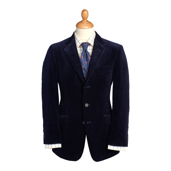 Navy York Corduroy Jacket