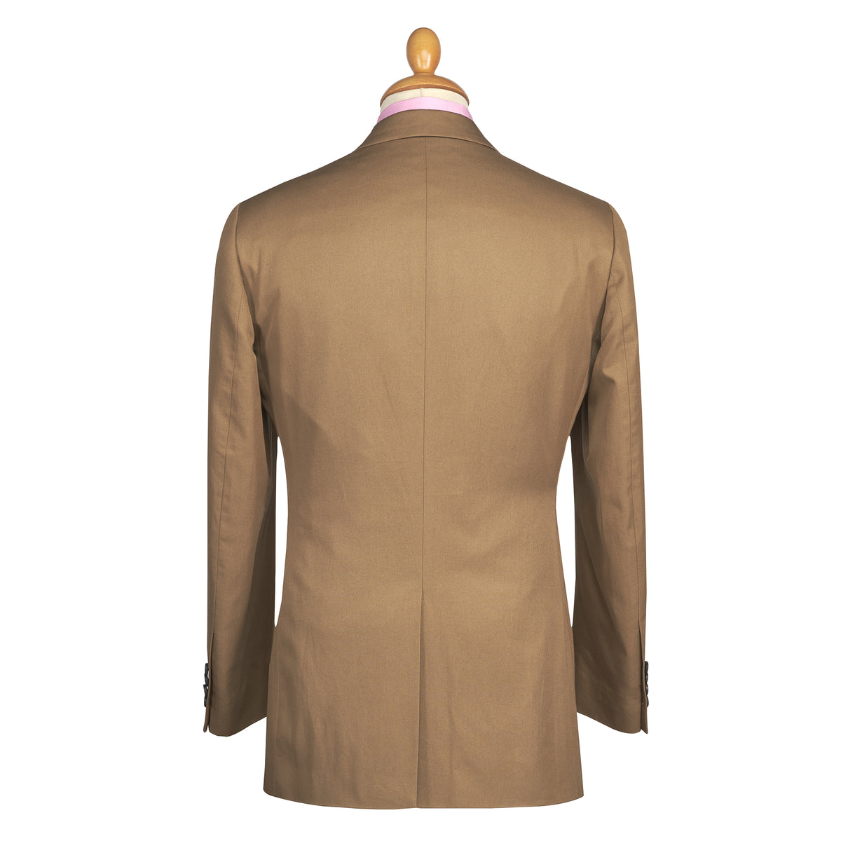 Dark Khaki Cotton Gabardine Suit Jacket