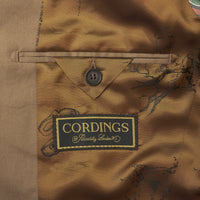 Dark Khaki Cotton Gabardine Suit Jacket