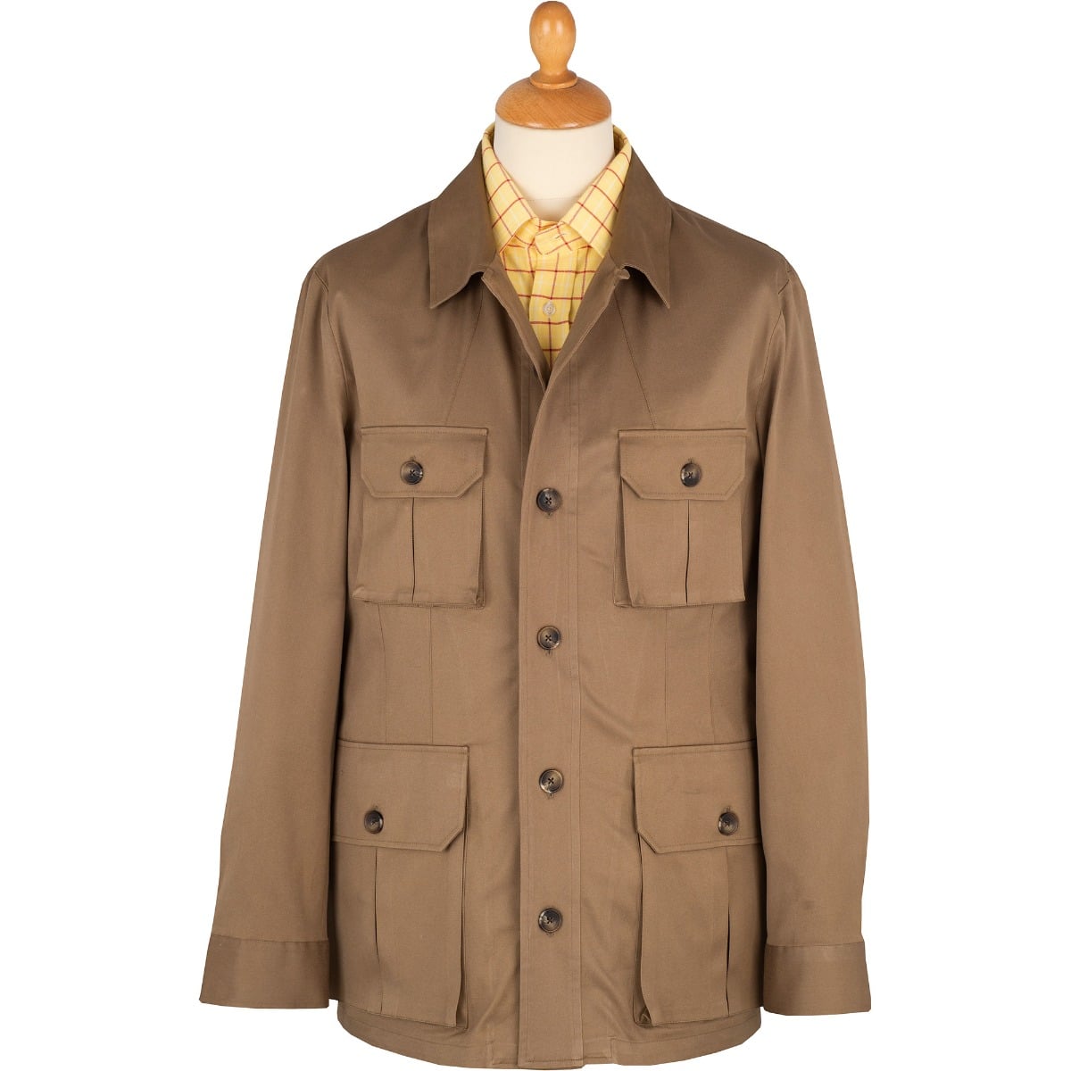 Khaki Kalahari Safari Cotton Jacket
