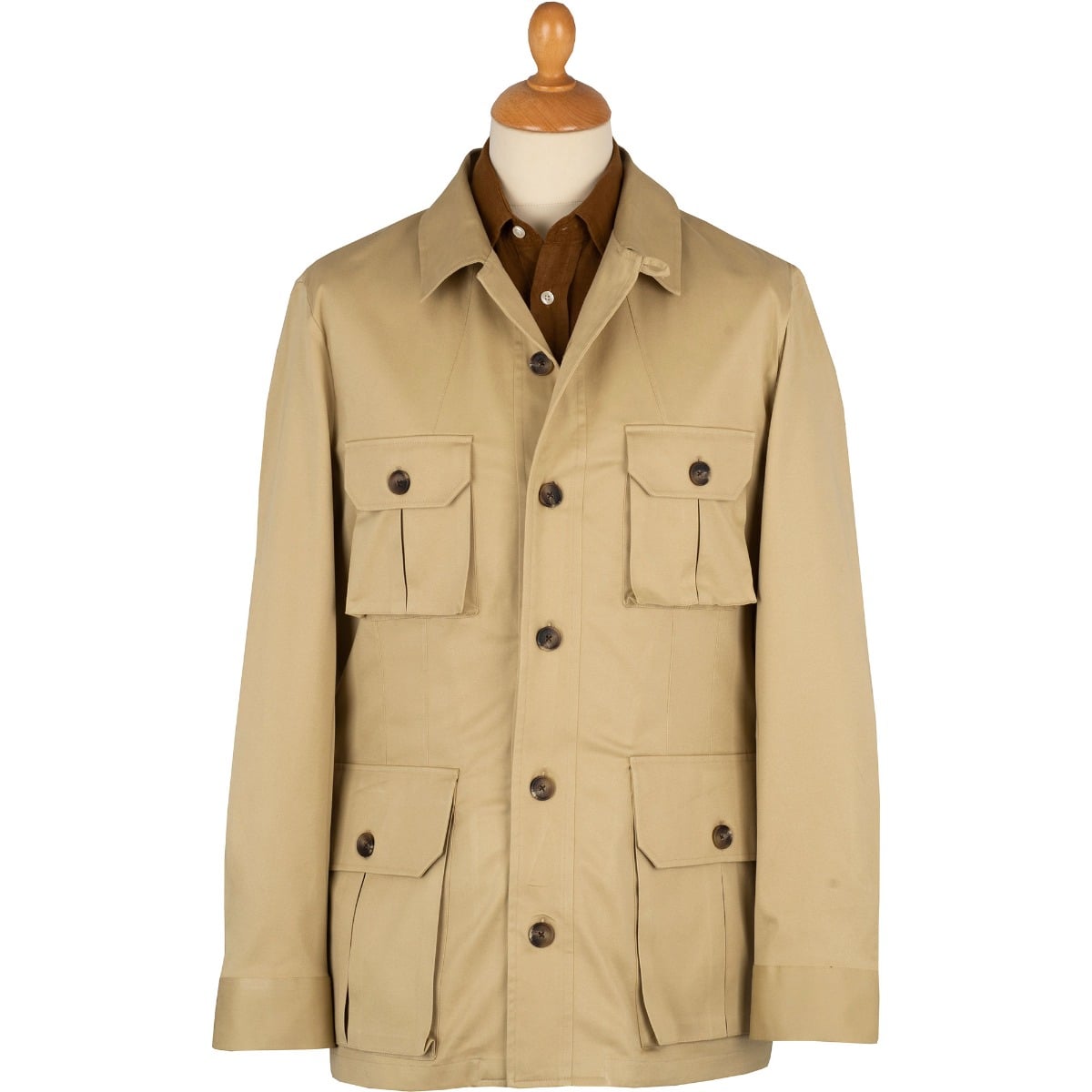 Beige Kalahari Safari Cotton Jacket