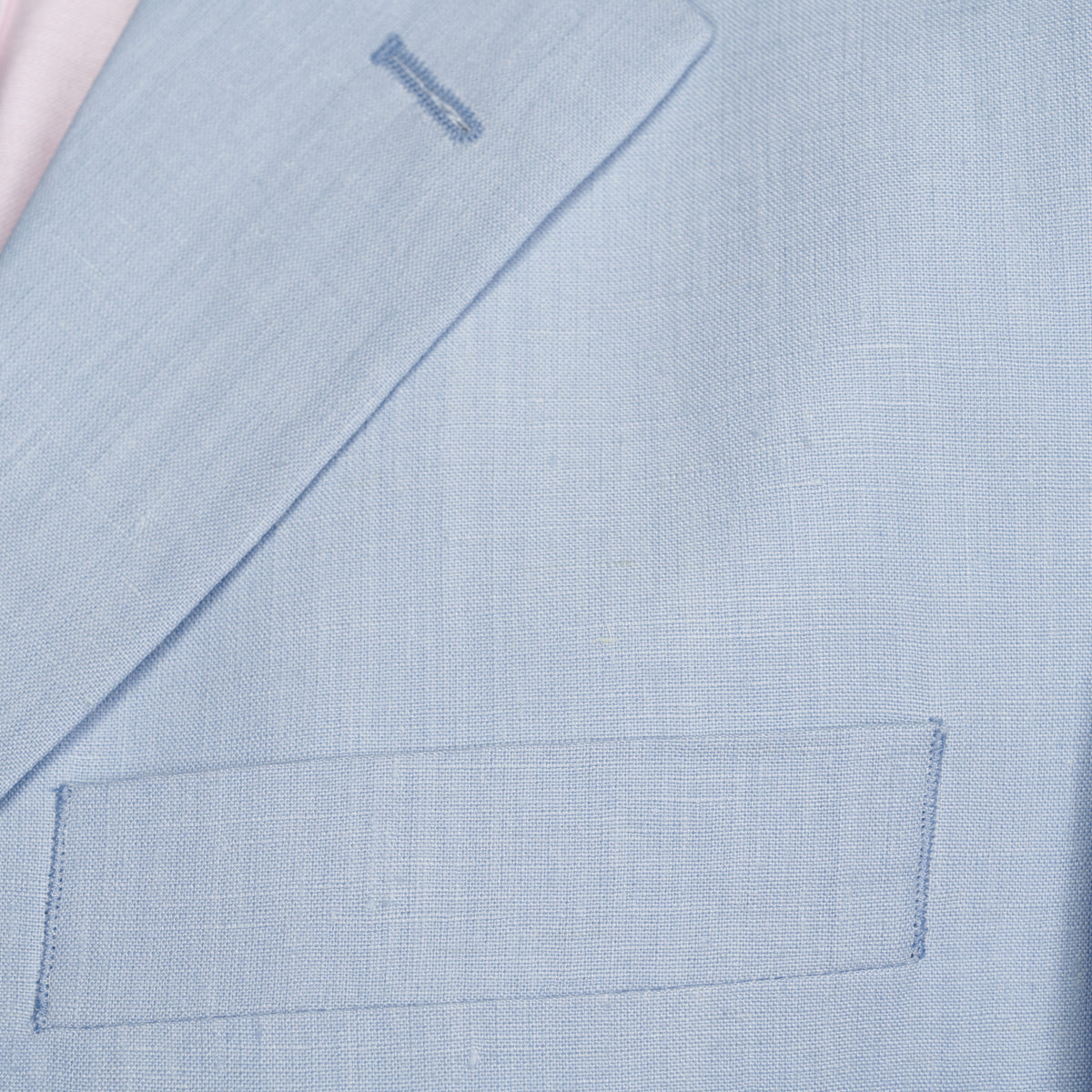 Pale Blue Banbridge Linen Jacket