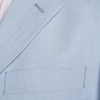 Pale Blue Banbridge Linen Jacket