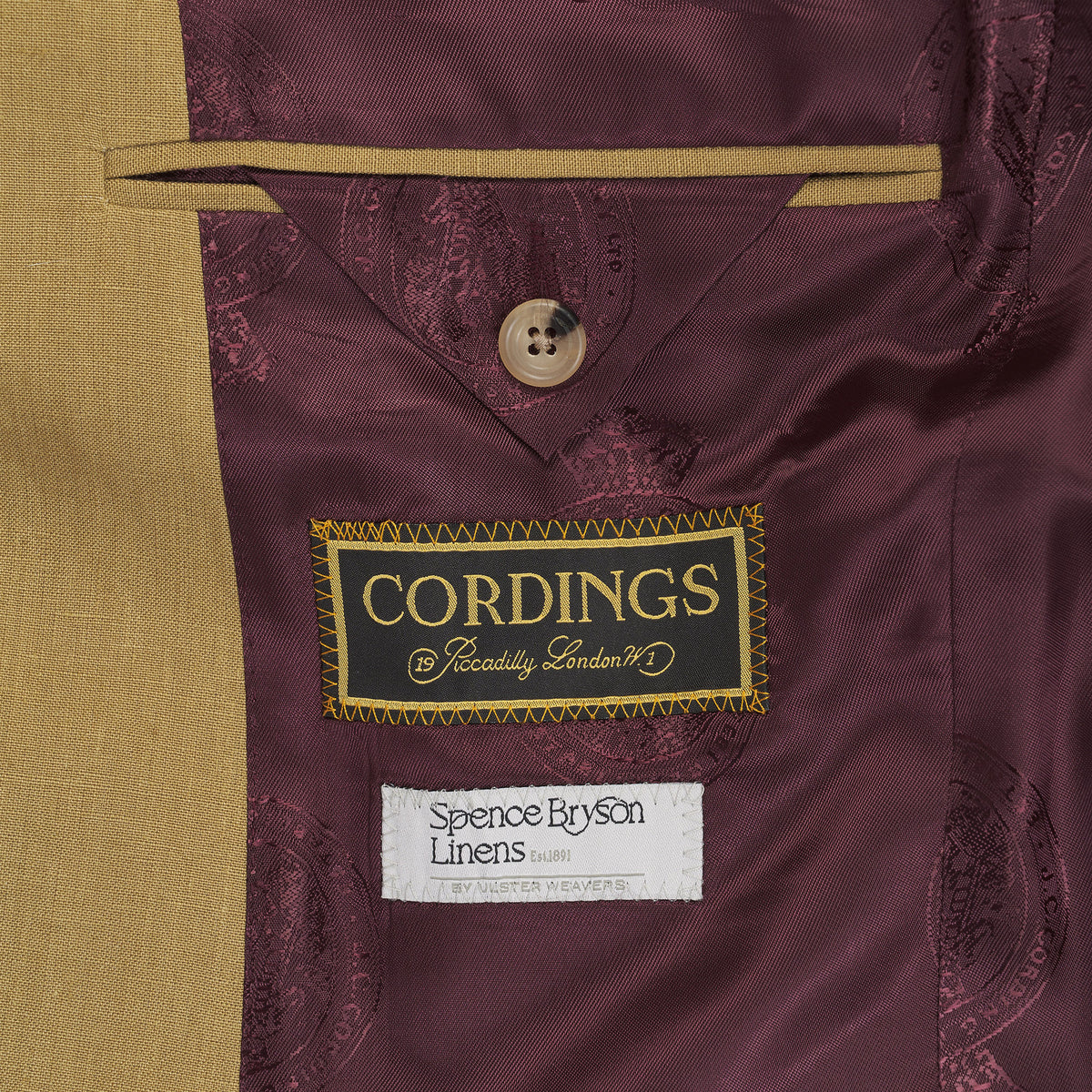 Olive Banbridge Linen Jacket