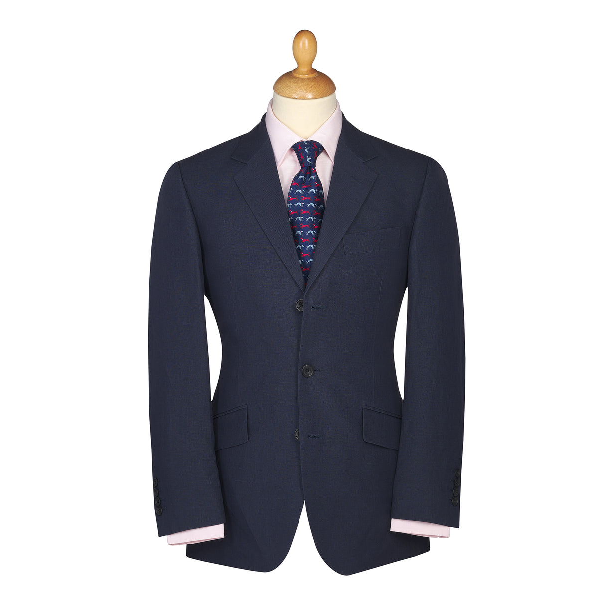 Navy Banbridge Linen Jacket
