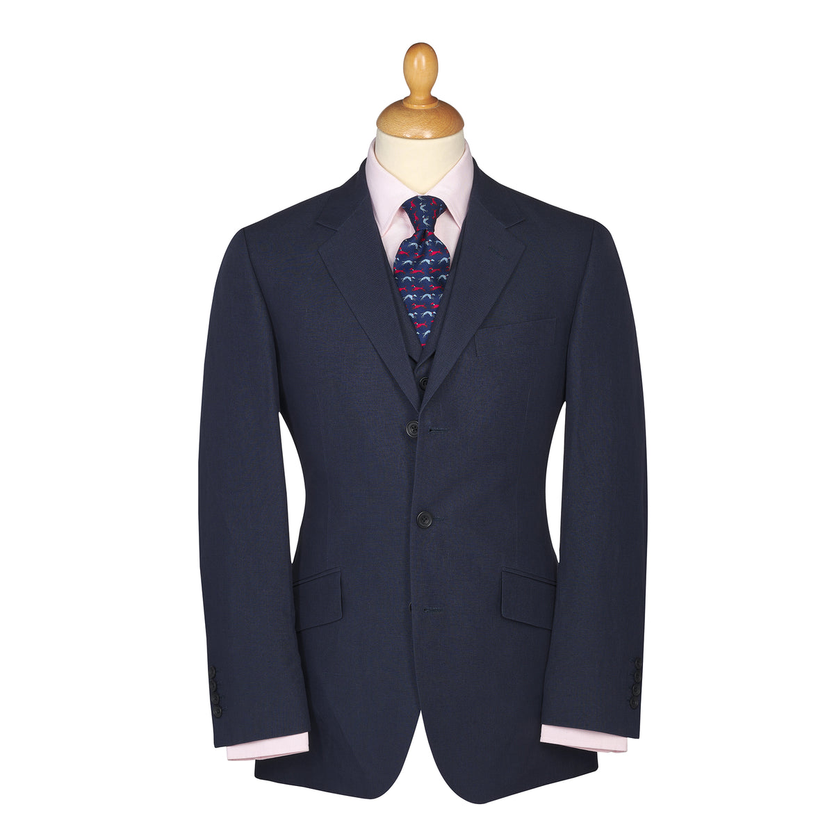 Navy Banbridge Linen Jacket