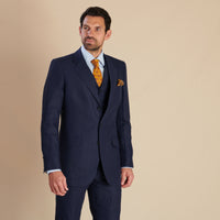 Navy Banbridge Linen Jacket