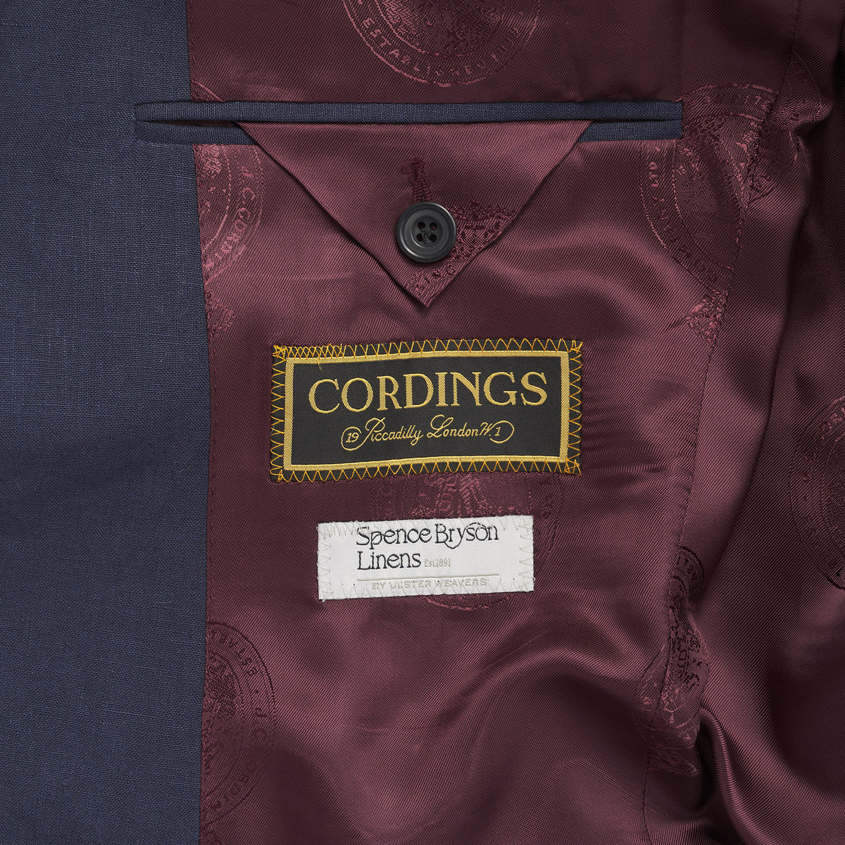 Navy Banbridge Linen Jacket