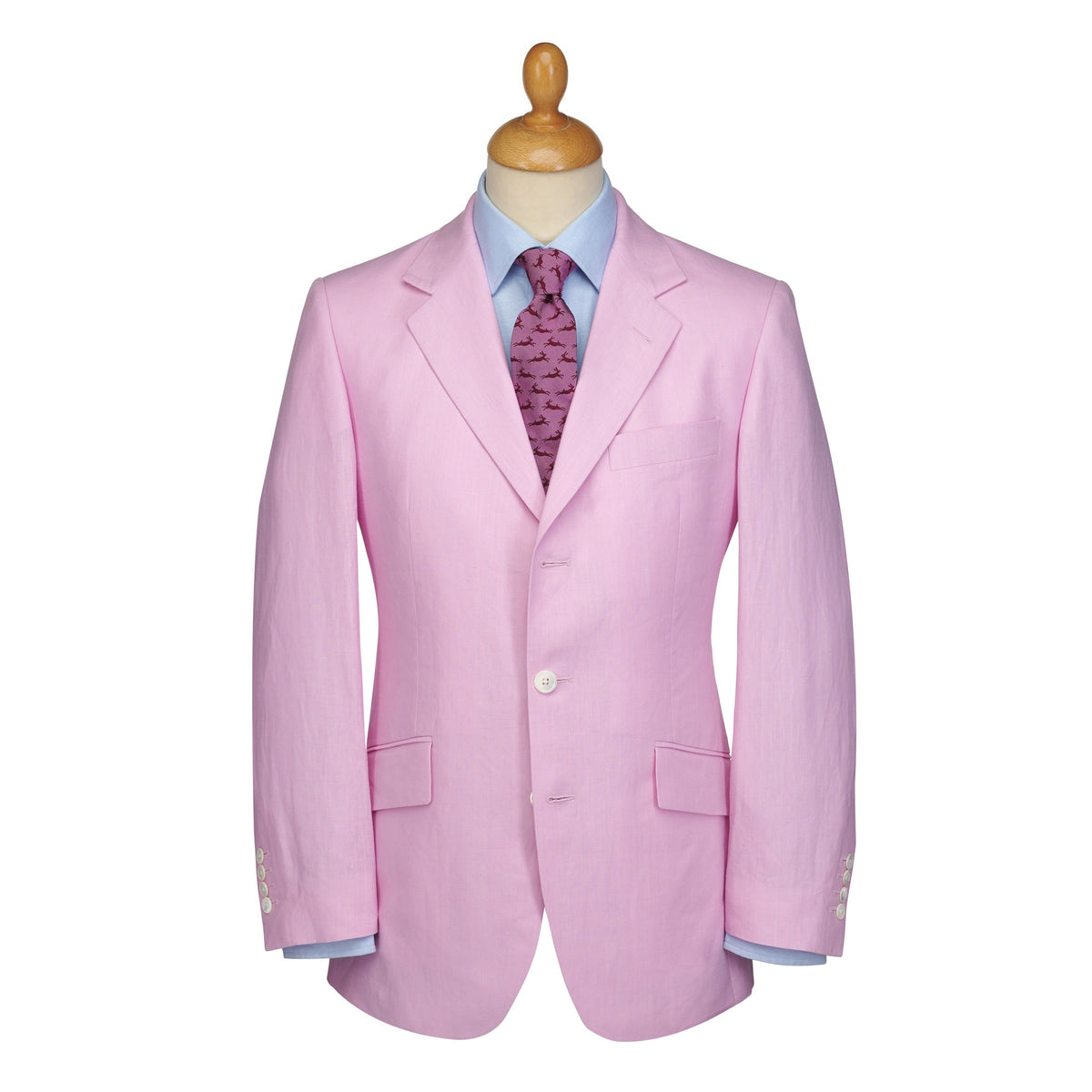 Pink Banbridge Linen Jacket