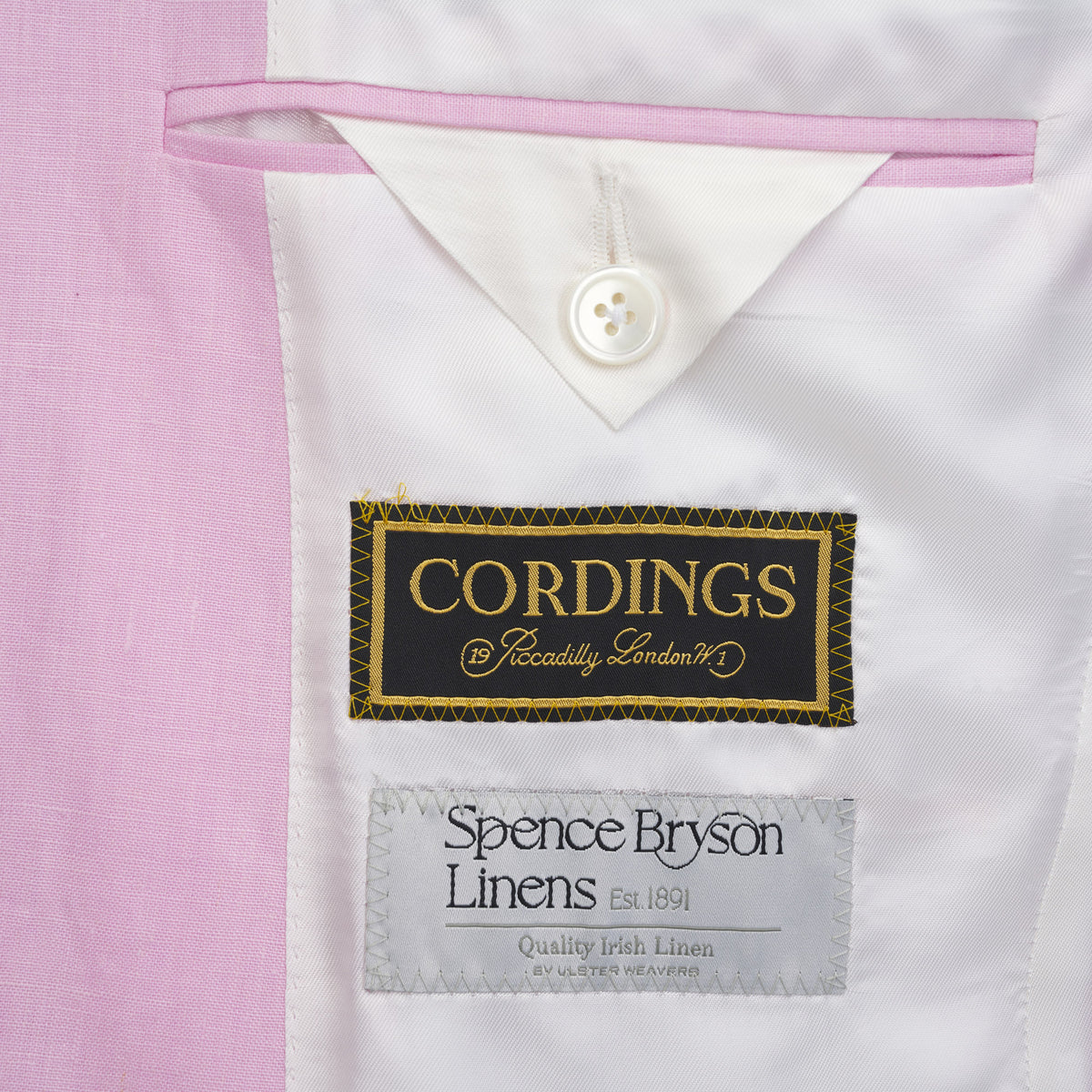 Pink Banbridge Linen Jacket