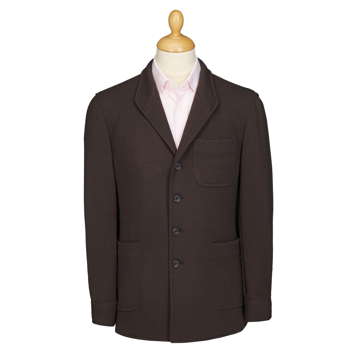 Chocolate Teba Knit Jacket