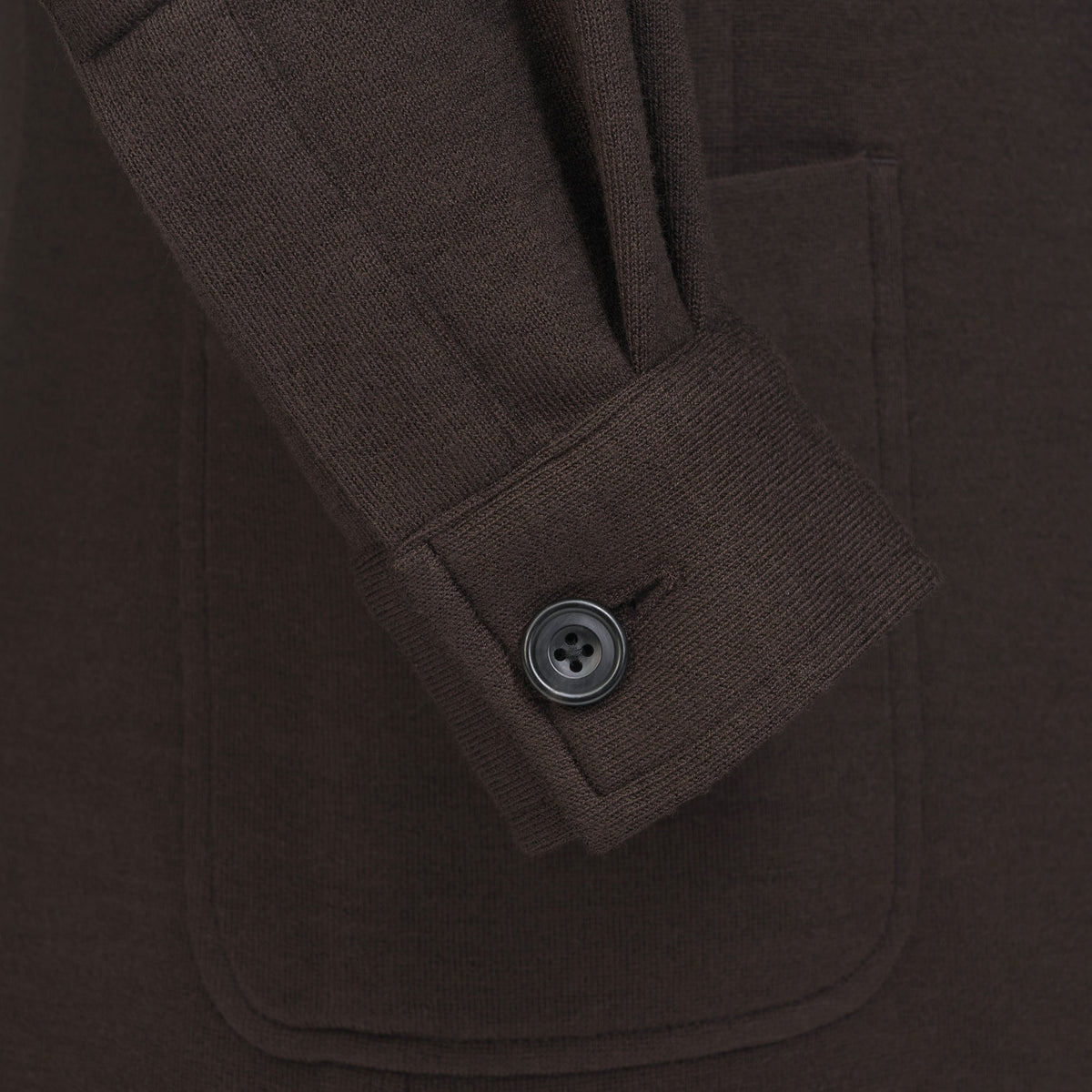 Chocolate Teba Knit Jacket
