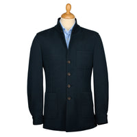 Dark Green Teba Knit Jacket