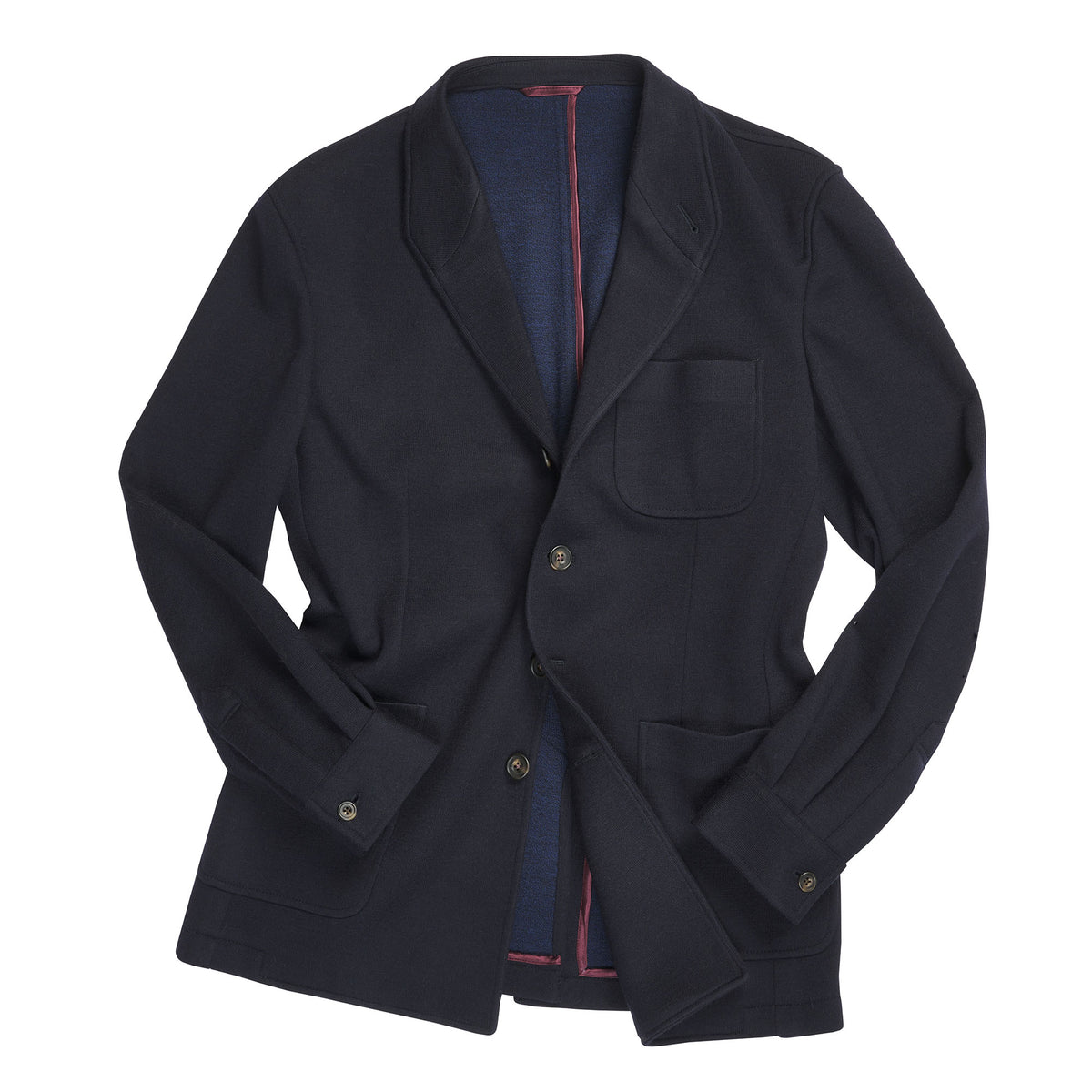 Navy Teba Knit Jacket