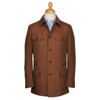 Brown Linen Barcombe Jacket