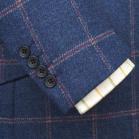 Blue Langholm Check Tweed Jacket